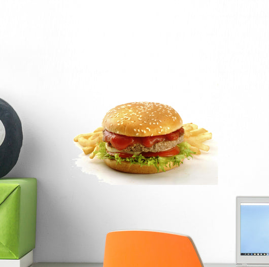hamburger bun Wall Mural