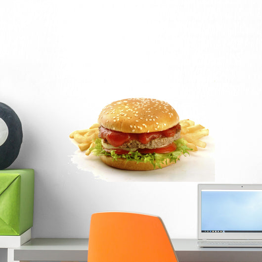 hamburger bun Wall Mural
