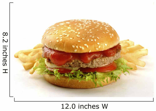 hamburger bun Wall Mural