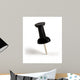 Black Push-Pin Wall Decal