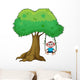 Monkey Playing Swing Tree