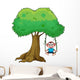 Monkey Playing Swing Tree