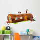 Ants and a wood house Wall Decal
