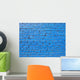 Blue Wall Wall Mural