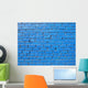 Blue Wall Wall Mural