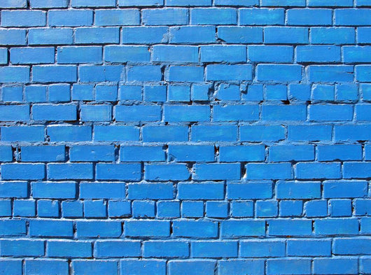 Blue Wall Wall Mural
