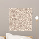 Ornate Henna Paisley Pattern Wall Decal