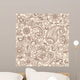 Ornate Henna Paisley Pattern Wall Decal