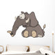 The elephant calf Wall Decal