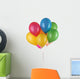 Colorful Balloons White Wall Decal