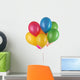 Colorful Balloons White Wall Decal