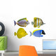 Four Tropical Fish Wall Decal