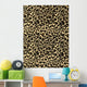 leopard print fabric texture Wall Mural