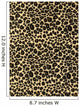 leopard print fabric texture Wall Mural