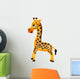 Giraffe Cartoon Wall Decal