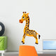 Giraffe Cartoon Wall Decal