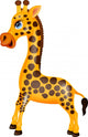 Giraffe Cartoon Wall Decal