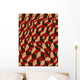 escher inspired warped stacking cubes art Wall Mural