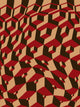 escher inspired warped stacking cubes art Wall Mural
