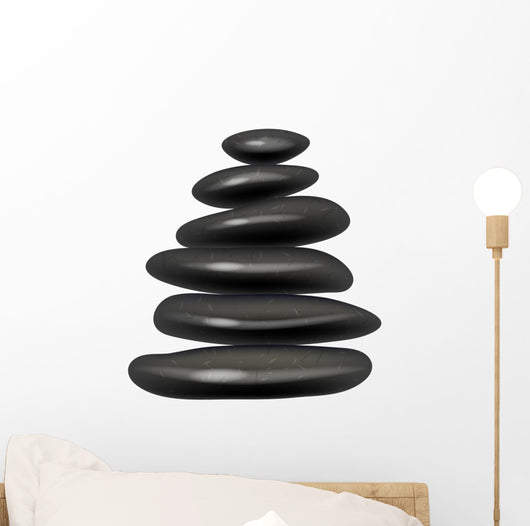 Illustration with Massage Stones