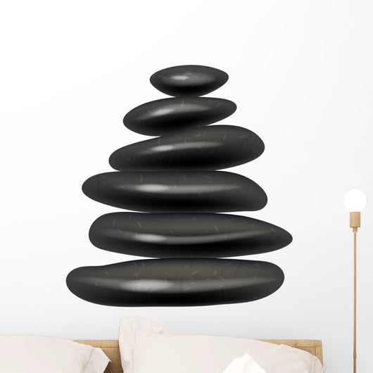 Illustration with Massage Stones