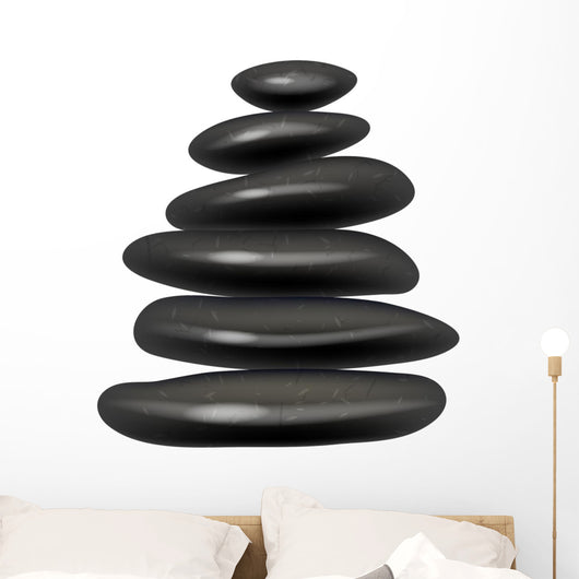 Illustration with Massage Stones