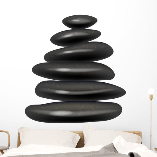 Illustration with Massage Stones