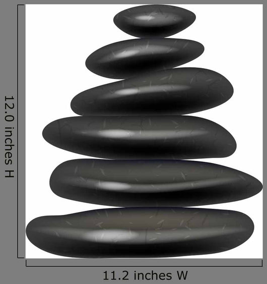 Illustration with Massage Stones