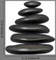 Illustration with Massage Stones
