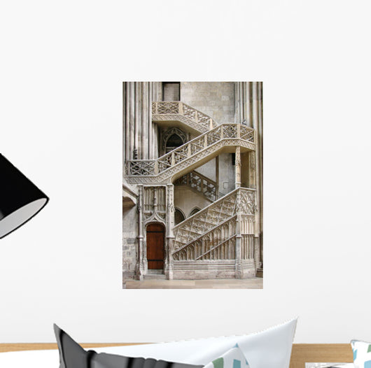 Cathedrale Rouen Interior Stairs