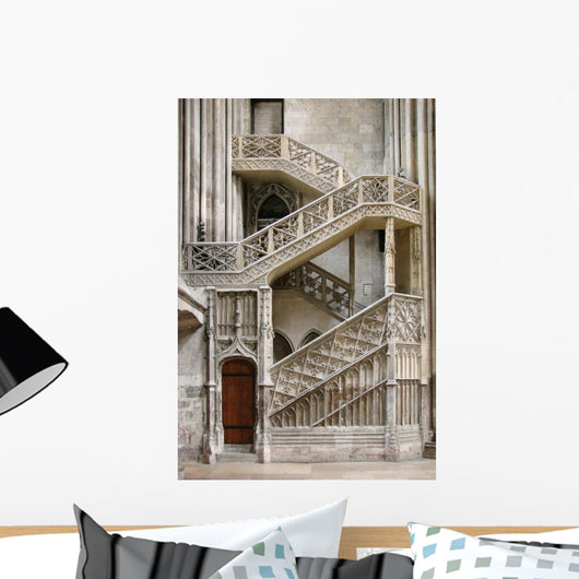 Cathedrale Rouen Interior Stairs