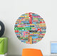 word collage about computer technology Wall Decal
