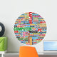 word collage about computer technology Wall Decal