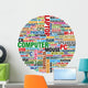 word collage about computer technology Wall Decal