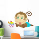Monkey's Beach Activities Wall Decal