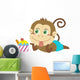 Monkey's Beach Activities Wall Decal