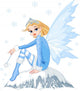 Winter fairy Wall Decal
