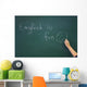 English Writing Blackboard