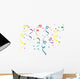 Top Confetti Wall Mural