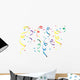 Top Confetti Wall Mural