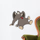 The elephant calf Wall Decal