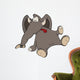 The elephant calf Wall Decal