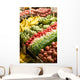 Fruit and vegetable stand at the Pike Place Market in Seattle. Wall Mural