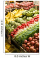 Fruit and vegetable stand at the Pike Place Market in Seattle. Wall Mural