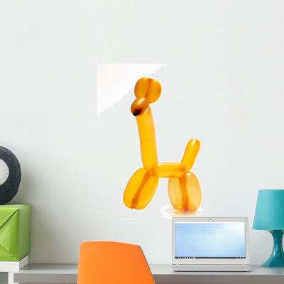 Animal Balloon Action Posed shown on a wall