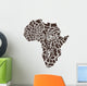 Africa in a Giraffe Camouflage Wall Decal