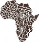 Africa in a Giraffe Camouflage Wall Decal