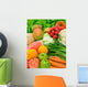 Vegetables and Fruits Arrangement Wall Mural