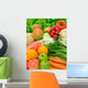 Vegetables and Fruits Arrangement Wall Mural