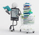 E-book Shopping Wall Mural